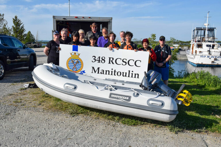 Little Current Lions helps launch new Sea Cadet Corps training vessel