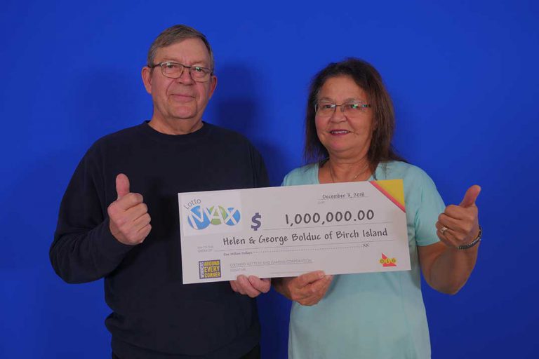 “Unbelievable” Birch Island Couple wins $1 Million with Lotto Max Maxmillions