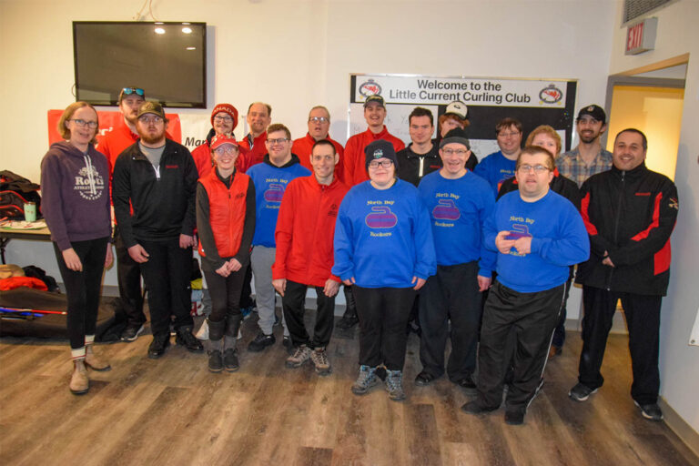 Manitoulin Community Living hosts five teams at curling tournament