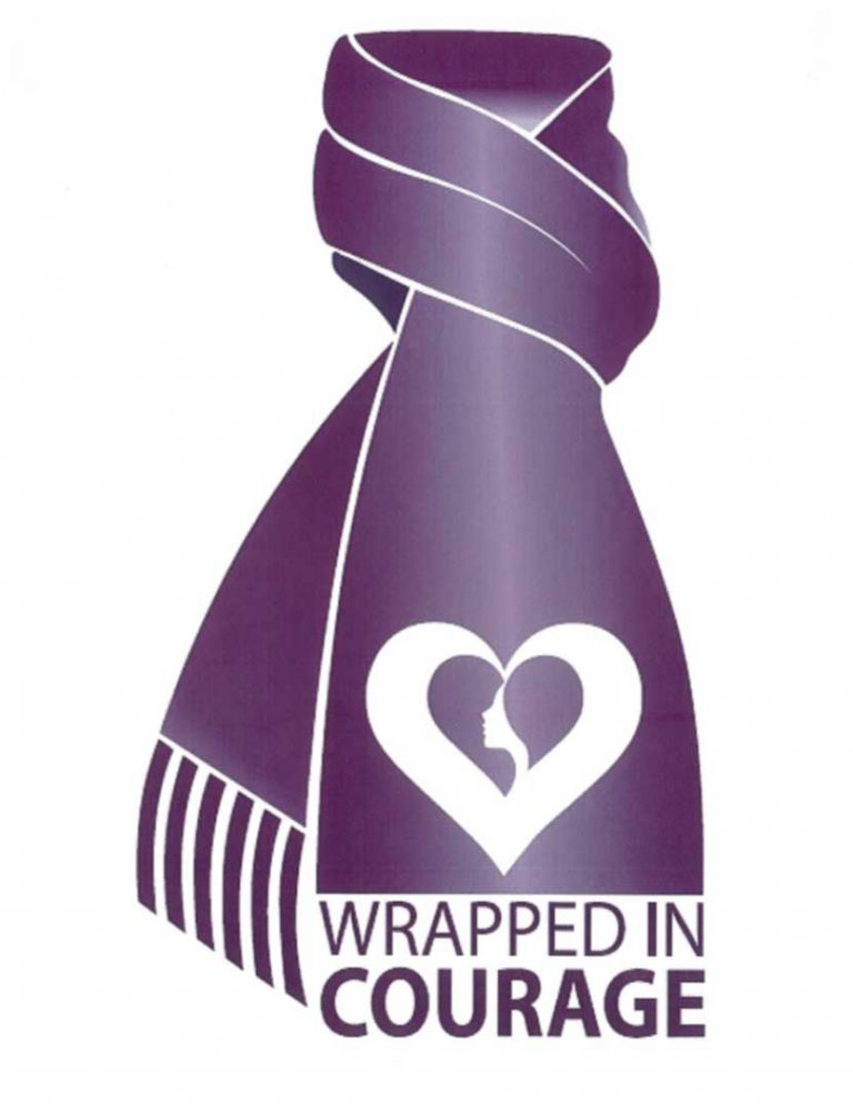 Wrapping Ontario in courage for Woman Abuse Prevention Month