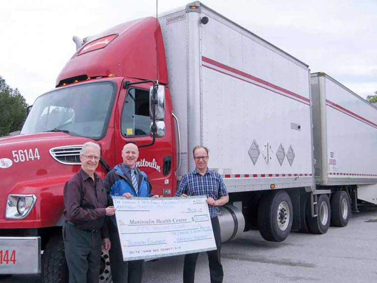 Manitoulin Transport donates $50K towards health centre cardiac  equipment campaign