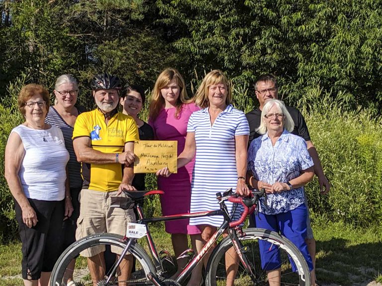 Tour de Meldrum Bay raises record amount for hospital