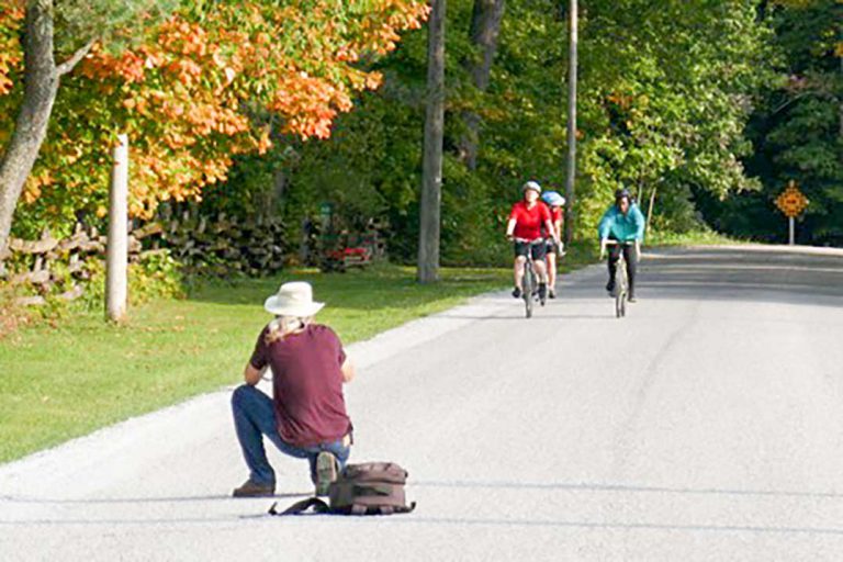 Cycling promotion filmed on Manitoulin Island