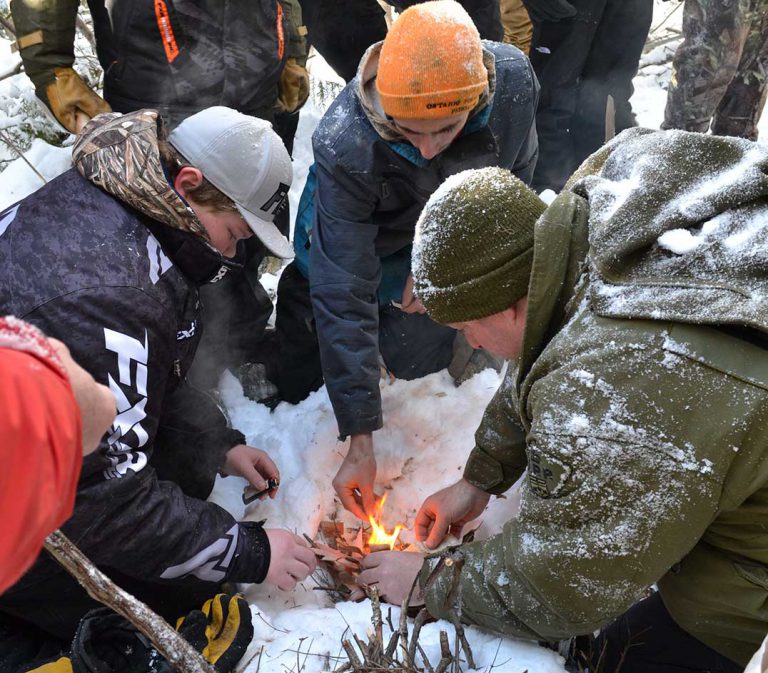 MSS students learn law and survival in innovative annual camp