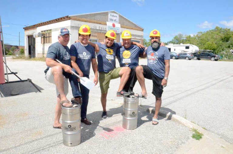 Shovels hit the ground for Manitoulin Brewing Co. facility in Little Current