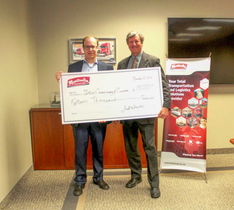 Manitoulin Transport donates $100K to Nature Conservancy of Canada