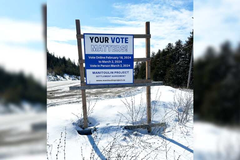 Five Island First Nations’ membership to vote ‘yea or nay’ on Manitoulin Project by March 2