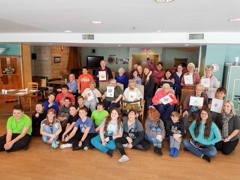 Program sees LCPS students create friendships with Manor residents