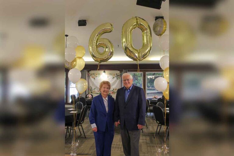 Happy 60th wedding anniversary!