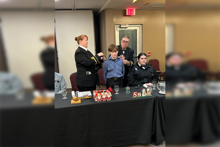 Manitoulin Sea Cadet mess dinner blends formality with tradition