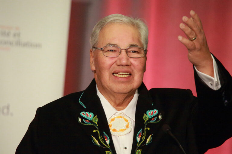 Indigenous legal warrior Murray Sinclair begins his spirit journey