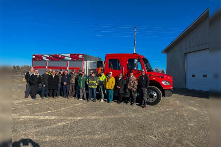 Shiny new fire truck