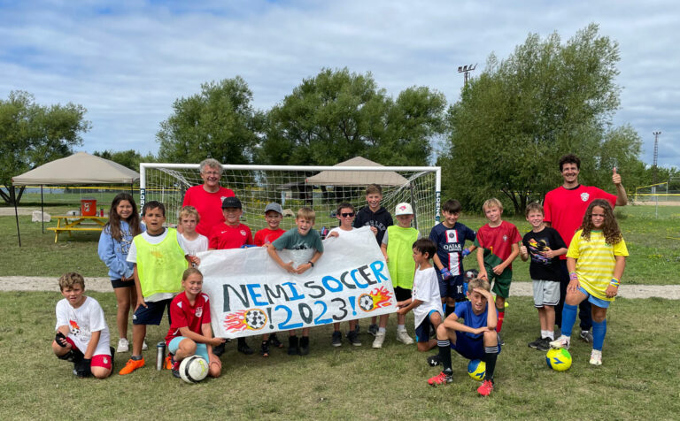 NEMI Soccer hosts first soccer camp at Low Island fields, including pickleball demo