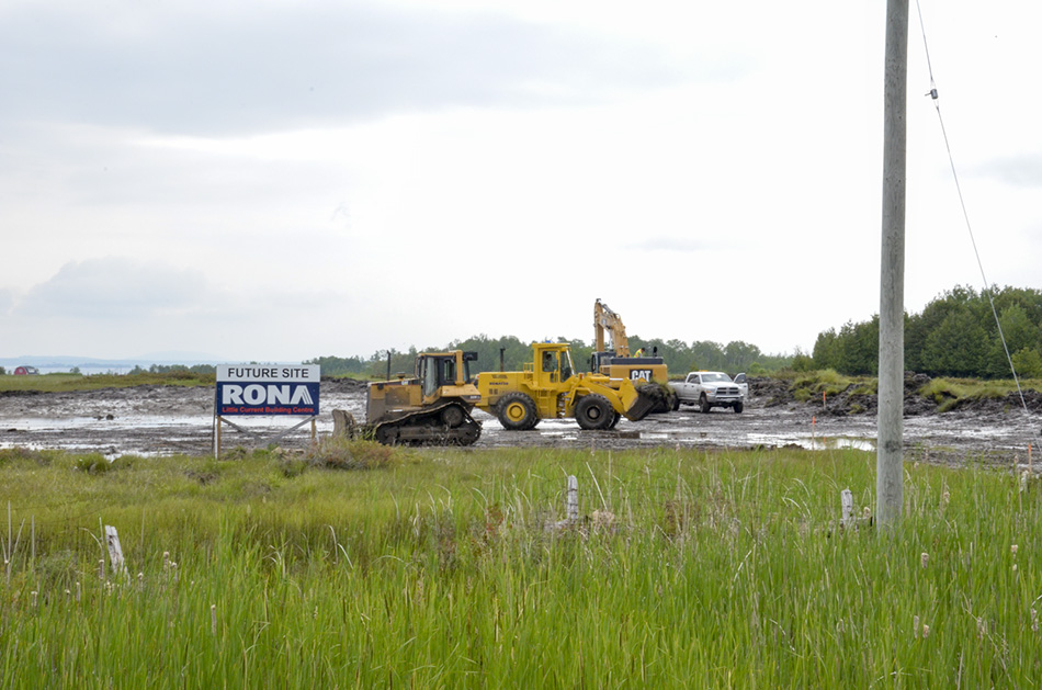 Site preparation on new Little Current RONA Building Centre is underway