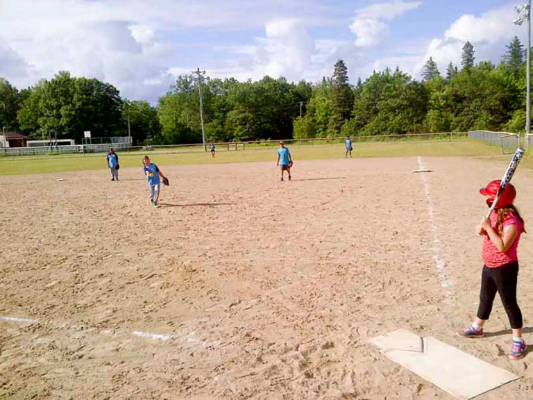 M’Chigeeng youth enjoy six-weeks of slo-pitch