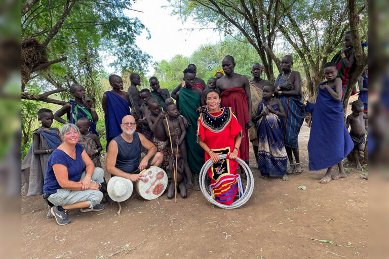 Lisa Odjig represents Canada with Ethiopia dance performances
