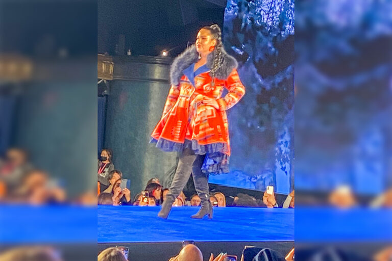 Little Feather fashions walk the NY catwalk