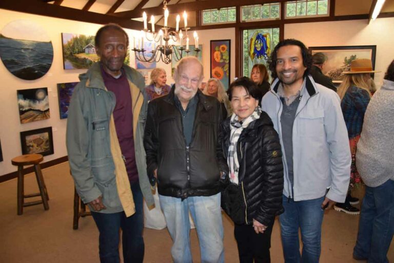 Old friends reconnect at Perivale Gallery opening