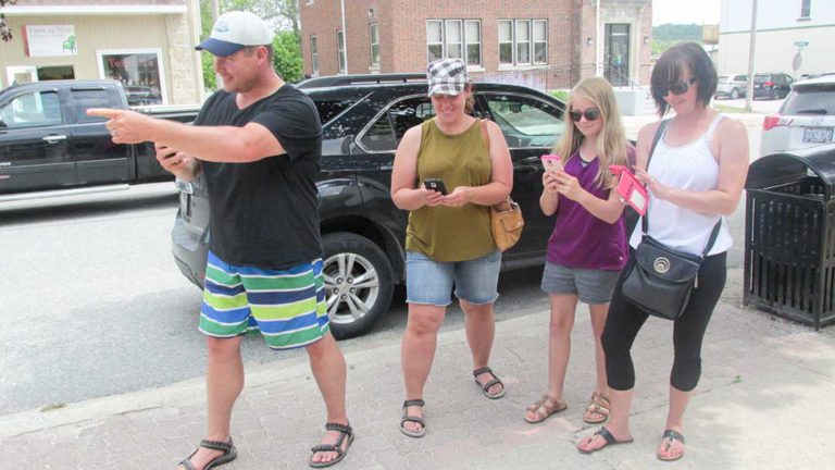 Mobile sensation Pokemon Go craze hits Gore Bay area
