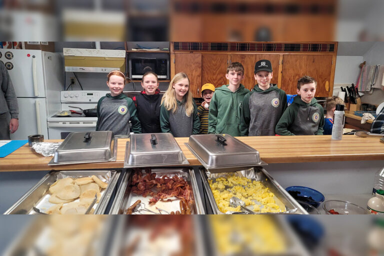 Youth curlers serve up pancake delights