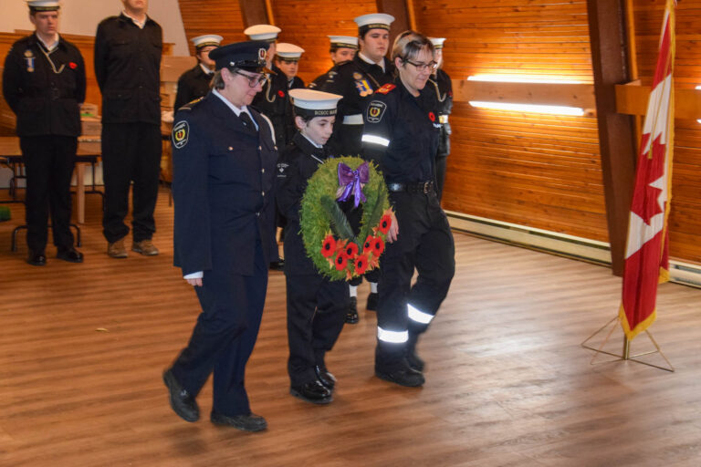 Both Little Current Remembrance Day services were well-attended this year