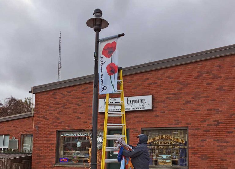 Branch #177 hopes for  Manitoulin buy-in for  remembrance banners