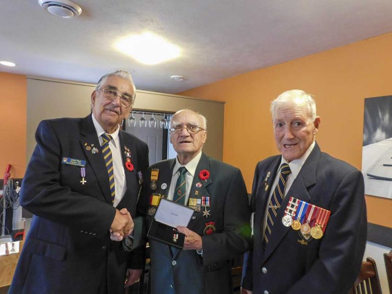 Korea vet Red Butler honoured by War Pensioners