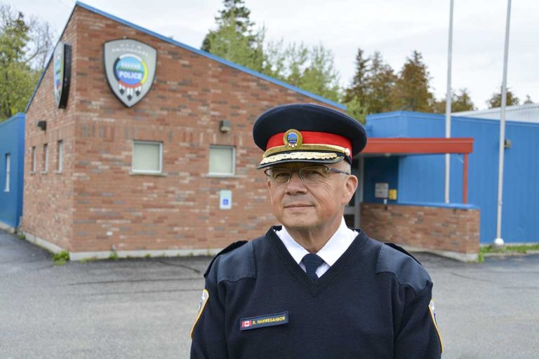 Rodney Nahwegahbow bids farewell to UCCM Anishnaabe Police Service