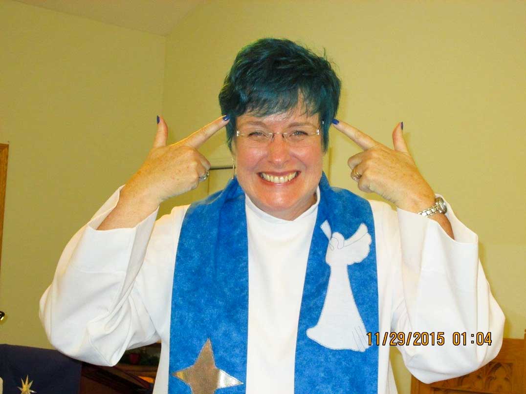 Blue Hair Challenge met by West End Pastoral Charge
