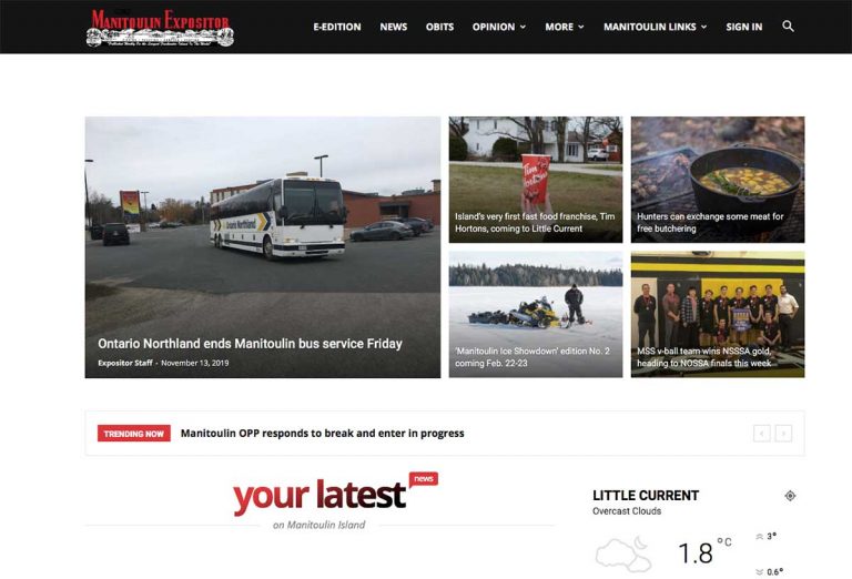 Exciting new changes arrive at Manitoulin.ca