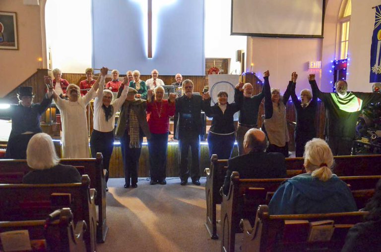 Scrooge and Cratchit brings the rest of the story to life