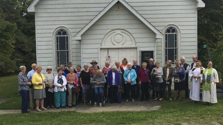 Historic Sheguiandah United Church holds last service in building