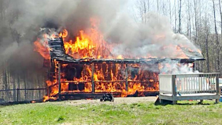 Sheguiandah family of five loses home to fire