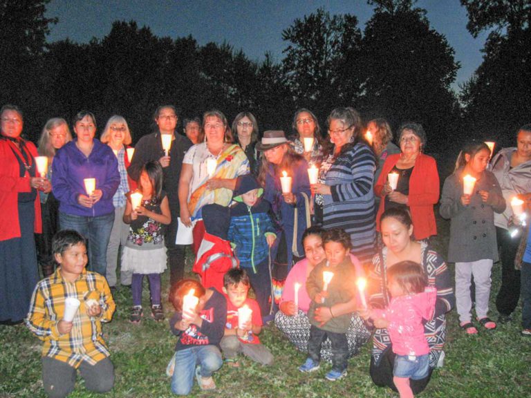 Candlelight vigil remembers murdered and missing indigenous women and girls