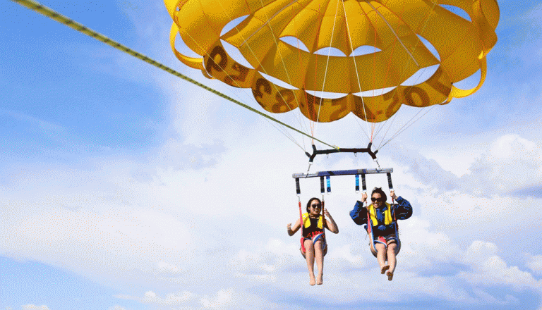 Getting air has never been so easy or  so much fun with Ski-Mazing this Haw