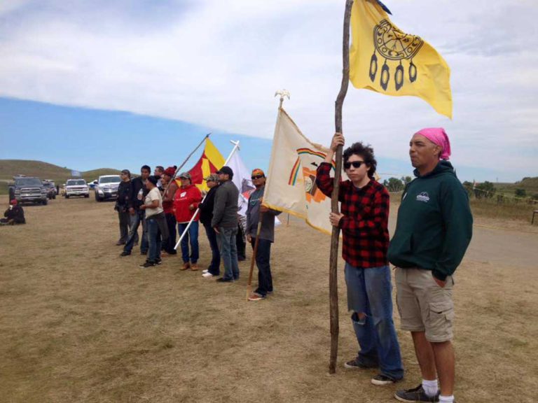 Anishinabek support protectors of the water in the Dakotas