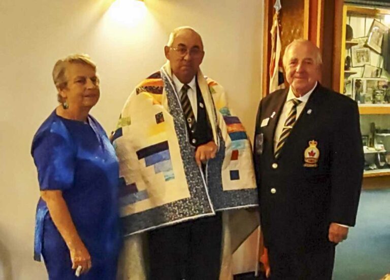 Little Current veteran receives a Quilt of Honour