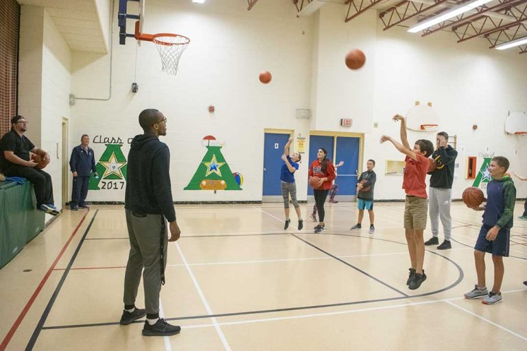 Assiginack All Stars train with all stars