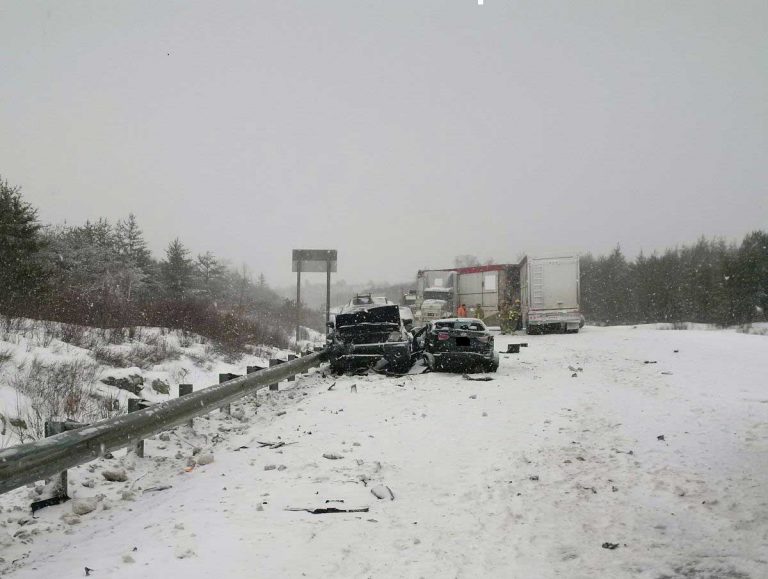 OPP investigate early morning collision that closed Hwy 17 near Sudbury