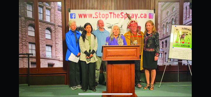 Anishinaabek elders and environmentalists unite to call for halt on herbicide use in Ontario forests