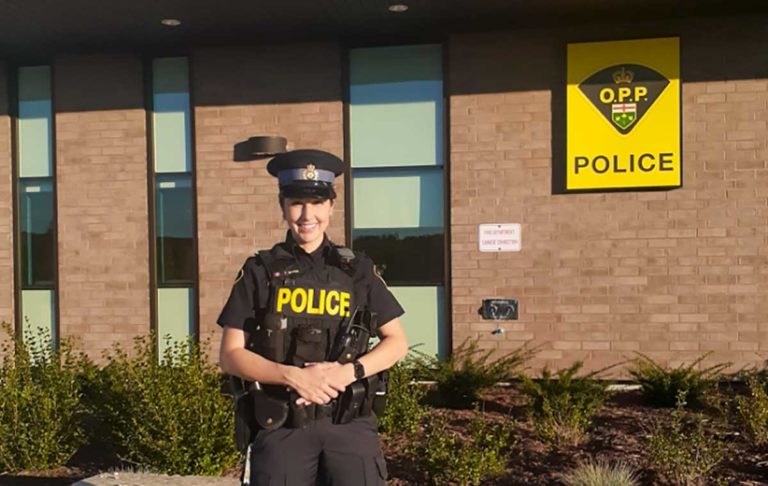 Tessa Kasch of Sault Ste. Marie welcomed as the new Manitoulin OPP Community Services Officer