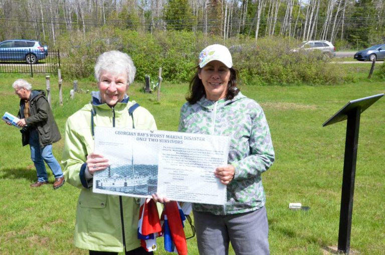 New plaque commemorates Little Current Asia survivor