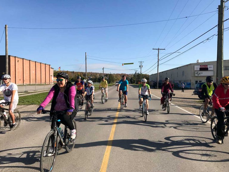 Third annual Tour de Rez promotes cycling in Wiikwemkoong