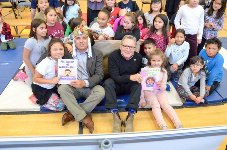 Educational ‘Treaty books’ launched by UOI at Birch Island with help from Ontario Reconciliation Minister