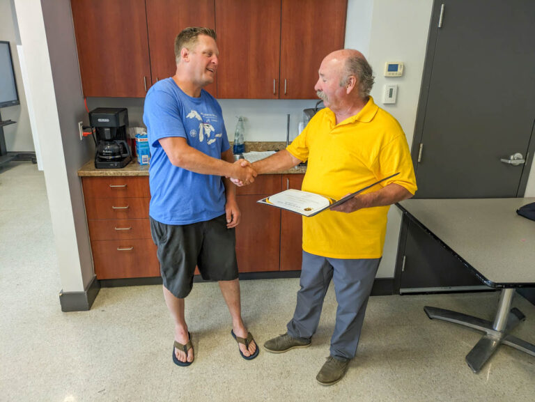 Northeast Town employee acknowledged for his help reviving heart attack victim