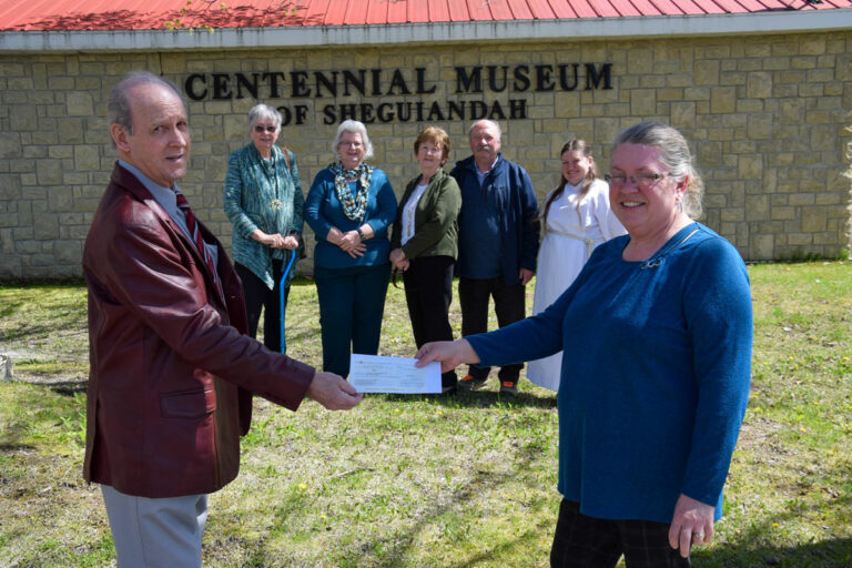 Sheguiandah United Church donates funds to Centennial museum and hall, proceeds of sold church property