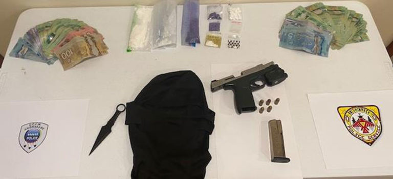 R.I.D.E. program leads to CDSA and handgun seizure on Indian Mountain Road, Sheguiandah First Nation