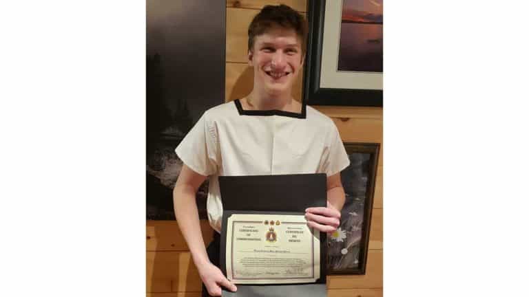 Manitoulin cadet recognized for contributions made in support of family of late cadet