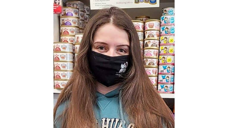 Hailey Leblanc at Kat’s Pets has dreams of a vet career