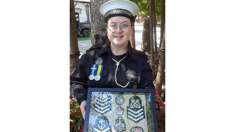 Island Youth honoured by RCSCC Manitoulin